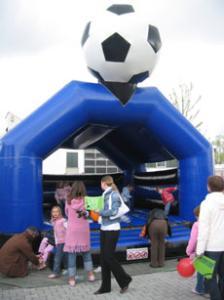 1-Fußball Hüpfburg mit Dach