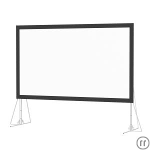 1-Leinwand 3,6m x 2,7m - Prof. Faltrahmenleinwand mieten