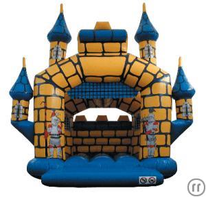 Hüpfburg Castle , Camelot , Ritterburg 5 x 6 Meter mit Dach **Angebotspreis**