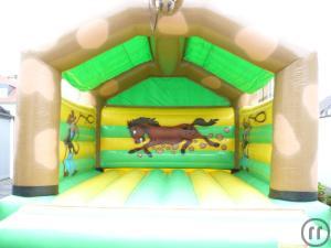 4-Hüpfburg Cowboy , Western 5 x 6 Meter groß mit Dach - Die Kinderattraktion Nr.1 **Ange...