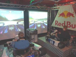 Kart Simulator im Netzwerk Deutschlandweit !!!Traversen, Leinwand