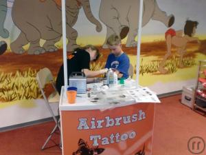 3-Airbrush Tattoo inkl. 6h Betreuung / Airbrushtattoos / Air-Brush Tattoos
