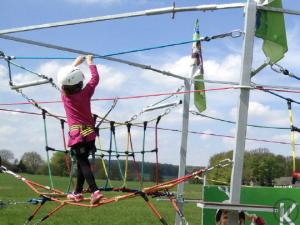 3-Hochseilgarten für Kinder Mobiler Klettergarten / Kinder Kletteraktion für Veranstaltun...