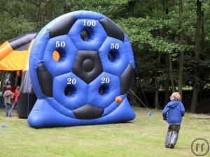 2-Fußballrad / Torwand / Torscheibe / Fussball