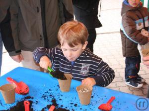 Kleingärtner-Aktion Pflanzaktion für Kinder buchen / Messe- und Eventaktion für kleine Gäste