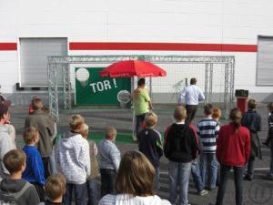 2-Profi Fußballcenter mit Torwand / Schusskäfig mit Torwand für Events im Verleih