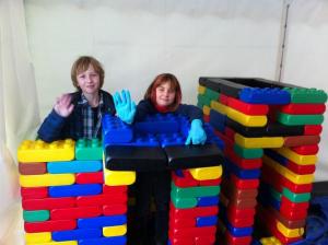 2-Kinderbaustelle - Riesen Bausteine XL