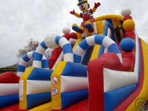 Riesenrutsche Clown 12 x 6,8 x 8,2 Meter, Inkl. 2 x Betreuungspersonal und Haftpflichtversicherung