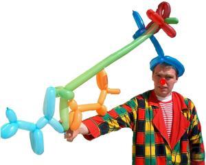 3-Fun, Spass und Gaudi mit Clown Deniso, Ballonfiguren, Zauberei, Kinderschminken