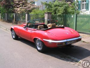 4-Ein Wochenende im roten Oldtimer Jaguar E-Type V12 Roadster
