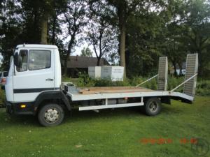 Abschleppwagen, Autotransporter, Maschinentransporter, HM 814