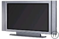 42" Plasma-Fernseher - 107 cm Bildschirmdiagonale - mit Fuß und Lautsprechern