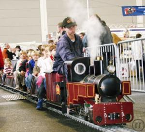 1-Echtdampf-Eisenbahn,Lokgewicht mit Tender 520 kg,Kleinbahn,Dampfbahn,Dampfeisenbahn,Gartenbahn