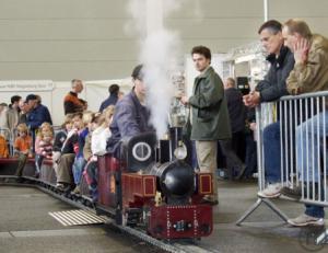 2-Echtdampf-Eisenbahn,Lokgewicht mit Tender 520 kg,Kleinbahn,Dampfbahn,Dampfeisenbahn,Gartenbahn