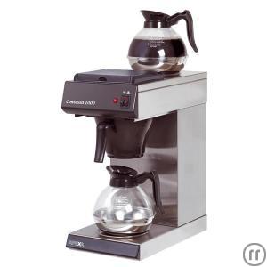 1-Kaffeemaschine - 1, 6 Liter - Edelstahl mit Acrylkannen