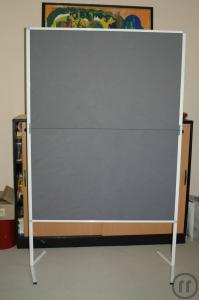 2-Pinwand klappbar - Nutzfläche 114 breit und 146 cm hoch