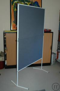 1-Pinwand klappbar - Nutzfläche 114 breit und 146 cm hoch