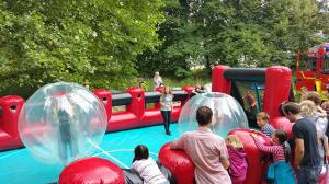 2-Bubble/Bumper Soccer Ball - verletzungsfreier Fussball