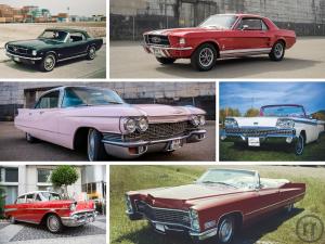 2-Cadillac Ford Fairlane Galaxy Cabrio Oldtimer V8 - US Cars