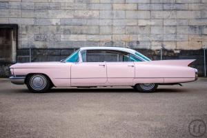 Hochzeitsauto Pink Cadillac Sedan 1960, selbst fahren, Nürnberg