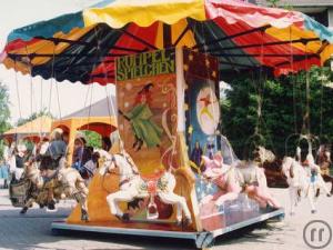 nostalgisches KINDERHÄNGEKARUSSELL für 12 Kinder mieten