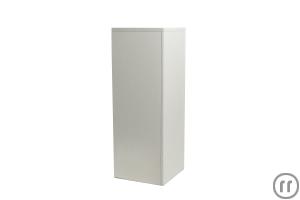 1-Serie "Murano weiß" Stehtischkube weiß 40x40cm, Höhe 110cm