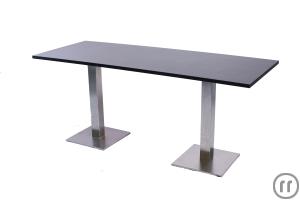 1-Tisch exklusiv schwarz 180 x 70 x 78cm