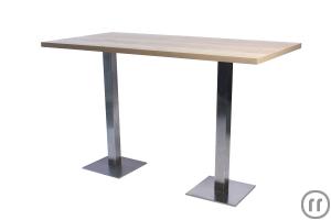 1-Hochtisch exklusiv Eiche 180 x 90 x 110cm