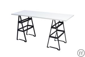Tisch „Industry“ weiß 180 x 70 x 78cm