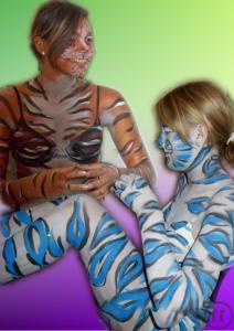 5-Bodypainting die Attraktion auf Ihrem Fest