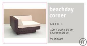 1-Sitzelement summertime beachday corner! Modular erweiterbar mit unseren anderen Artikeln!