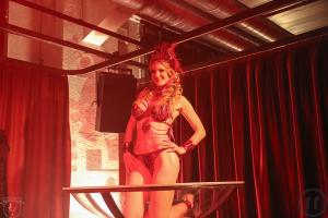 erstklassige Burlesqueshows & Champagnerglasshows für ihr Event - Stripperin