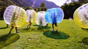 5-Bubble Fußball, Zorb Soccer, Bubble Footbal, Loopy Ball, Bumpers Bälle, mieten Kempten...