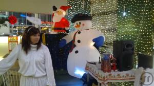 6-Weihnachtsmann, Engel, Nikolaus wunderschöne Weihnachtsprogramme mit Lichtshow und toller Deco