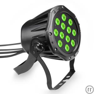 LED Cameo Outdoor PAR TRI 12 IP 65 - 12 x 3 W RGB, LED Scheinwerfer