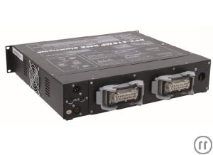 3-Eurolite DPX-610 MP Dimmer, 6x10A, 19'', 2HE, 2x 16-pol HB, Analog / DMX512, Automat pro Kanal