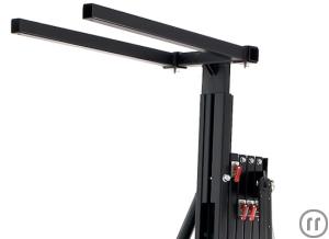 2-VMB TL-A220 Stativ / Lift, schwarz, Höhe:172-550cm, Tragkraft:220kg, Aufnahme: Gabel 50x50mm...