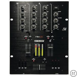 2-Reloop RMX-20 BlackFire, Tonmischpult, 2+1-channel DJ mixer
