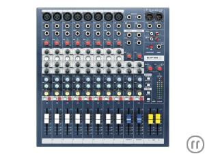 3-Soundcraft EPM 8, Tonmischpult, 8 Kanal Mixer