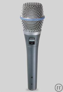 Shure Beta 87 a Mikrofon, Kondensator mieten