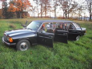 Mercedes Boonacker 240D 8 Sitzplätze Hochzeitsauto Oldtimer Geburtstagsgeschenk Filmauto Strechlimo