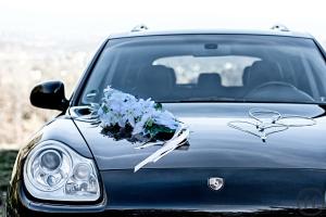 2-Porsche Cayenne als Hochzeitsauto / Brautauto