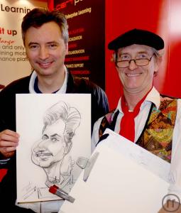 3-Karikaturist und Schnellzeichner