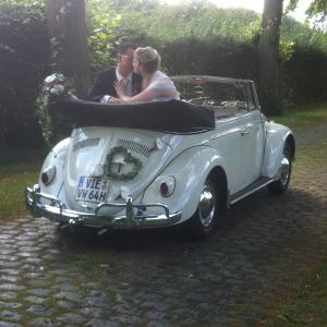 2-Hochzeitswagen Brautauto Volkswagen VW Käfer Cabrio Kabrio