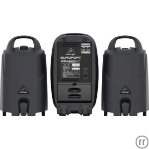 3-Portable PA-Anlage 500-Watt mit Mikrofon