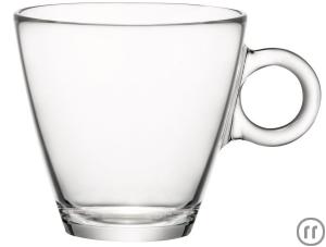 Espressotasse transparent, 8cl