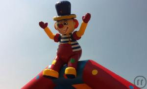 2-Hüpfburg Clown XL