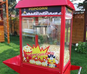 2-Popcornmaschine mit Wagen Popcorn Kindergeburtstag Kinder Party Hochzeit Veranstaltung