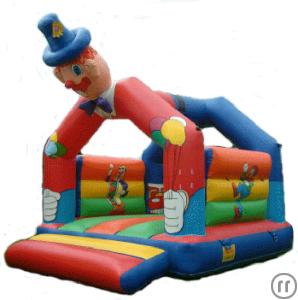 1-Hüpfburg Clown-Bouncer