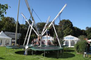 Bungee-Trampolin ~ 4er Bungeetrampolin ~ Quartertrampolin ~ Quadro Trampolin